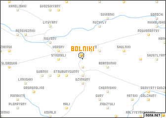 map of Bolʼniki