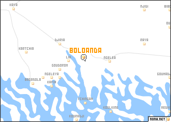 map of Boloanda