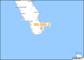 map of Bolobolo