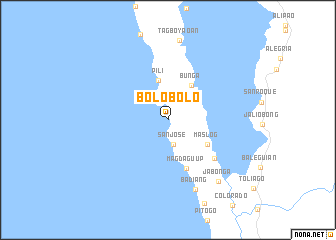 map of Bolobolo