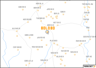 map of Bolobo