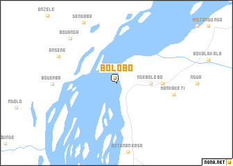 map of Bolobo