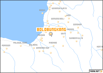 map of Bolobungkang