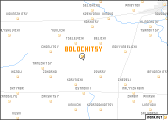 map of Bolochitsy