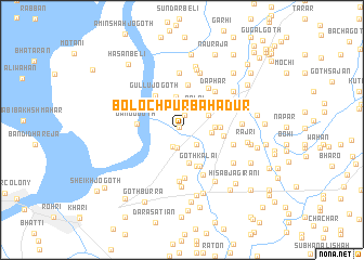 map of Bolochpur Bahādur