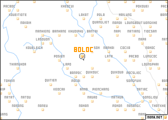 map of Bo Loc