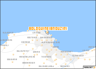 map of Bologuine Ibnou Ziri