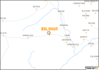 map of Bolohun