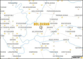 map of Bolokaha