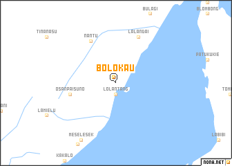 map of Bolokau