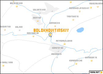 map of Bolokhovitinskiy