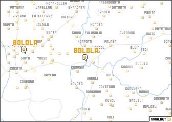 map of Bolola