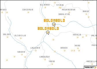 map of Bolombolo