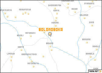 map of Bolo Moboka