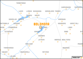 map of Bolomona