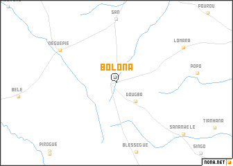 map of Bolona