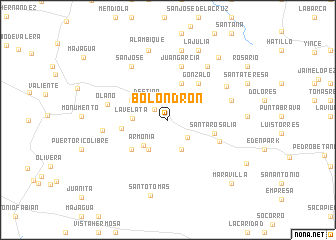 map of Bolondrón