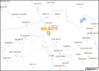 map of Bolonta