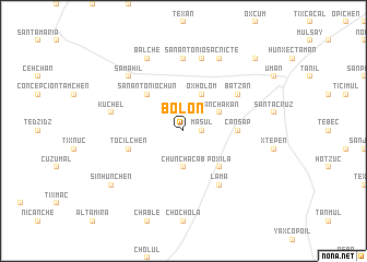 map of Bolón