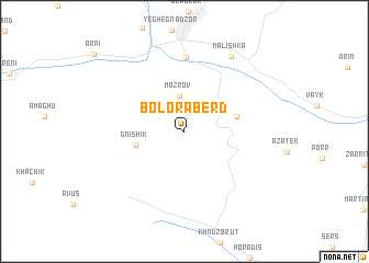 map of Boloraberd