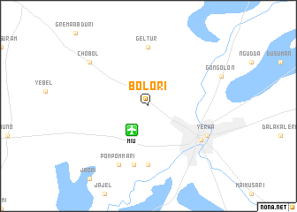 map of Bolori