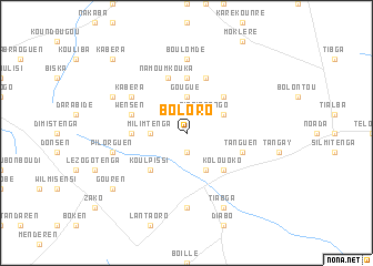 map of Boloro