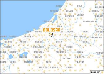 map of Bolosan