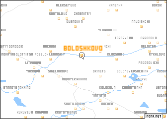 map of Boloshkovo