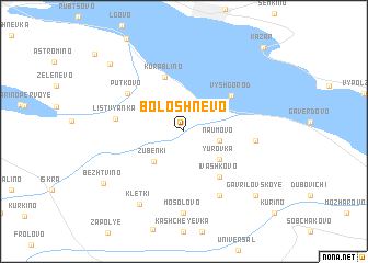 map of Boloshnevo