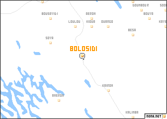 map of Bolosidi