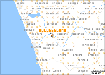 map of Bolossegama