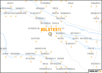 map of Boloteşti