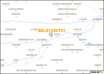 map of Bolotkovtsy