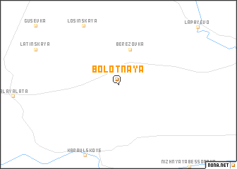 map of Bolotnaya