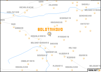 map of Bolotnikovo