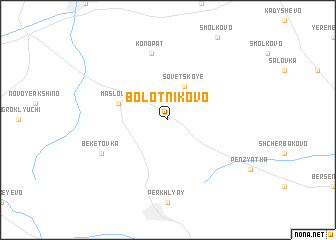 map of Bolotnikovo