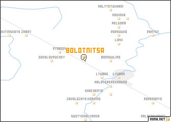 map of Bolotnitsa