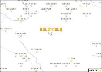 map of Bolotnovo