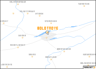map of Bolotnoye