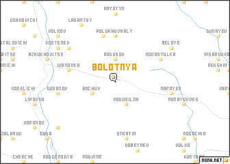 map of Bolotnya