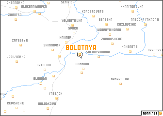 map of Bolotnya