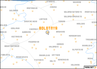 map of Bolotnya