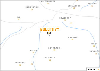 map of Bolotnyy