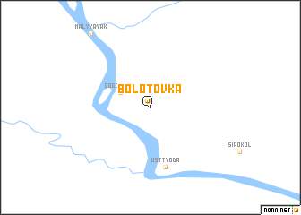 map of Bolotovka