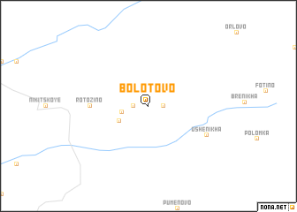 map of Bolotovo