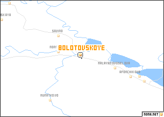 map of Bolotovskoye
