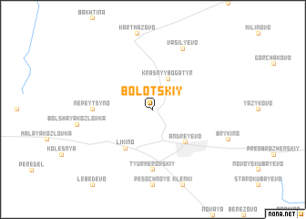 map of Bolotskiy