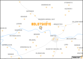 map of Bolotskoye