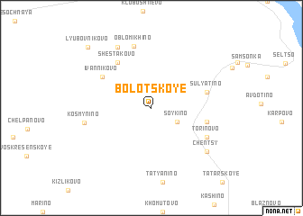 map of Bolotskoye