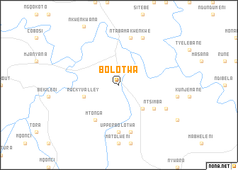 map of Bolotwa